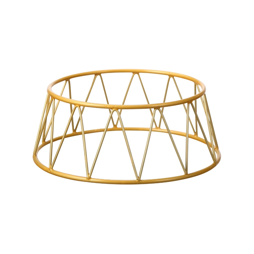 Vague Small Golden Conic Display Stand Riser 25 cm x 21.2 cm x 10 cm