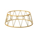 Vague Small Golden Conic Display Stand Riser 25 cm x 21.2 cm x 10 cm