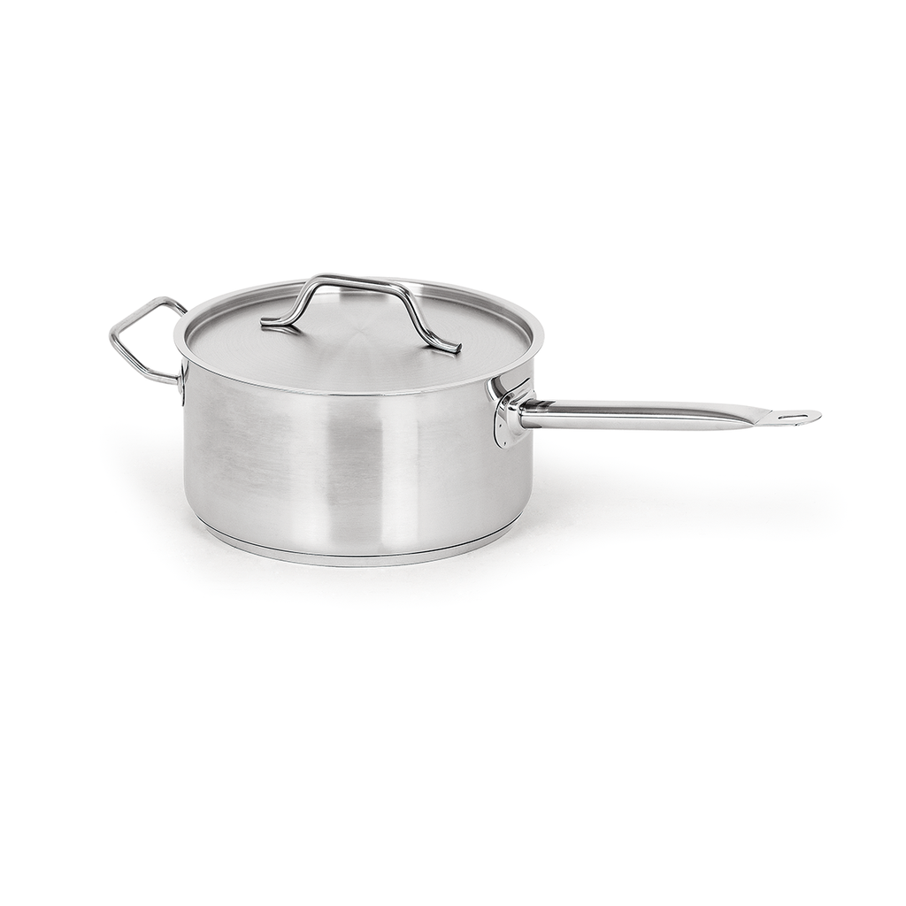 Caternox Stainless Steel Saucepan with Lid D16 x 12 cm (2.41L / 2.55Qt.)