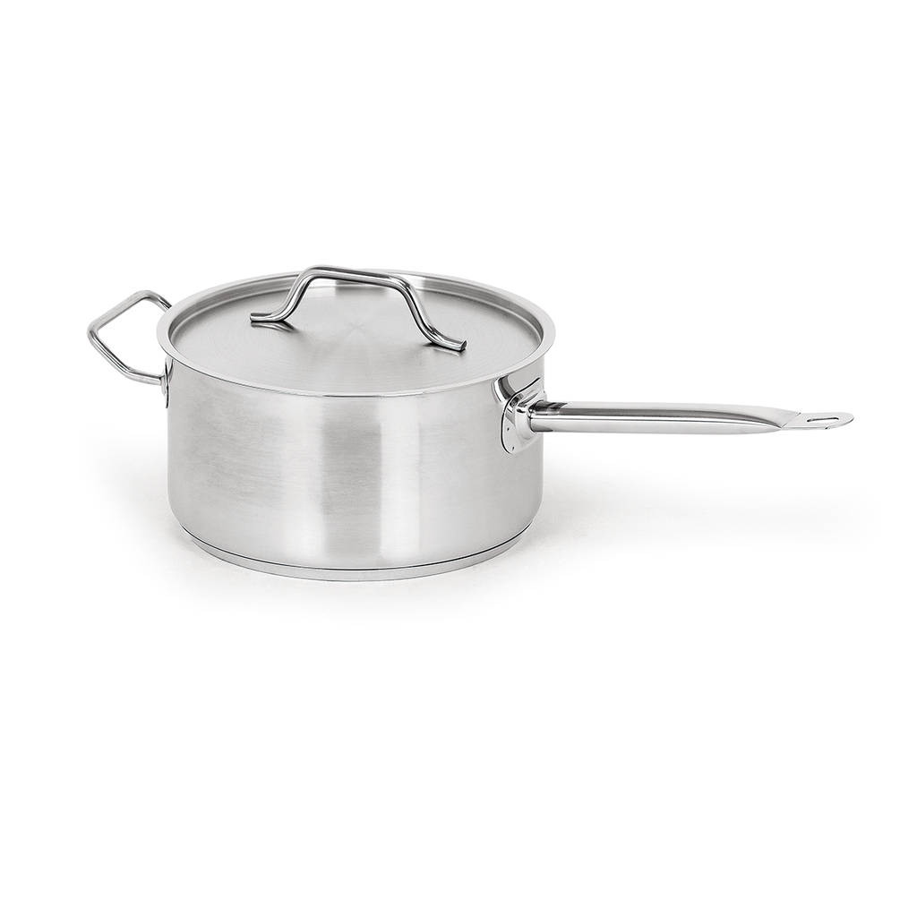 Caternox Stainless Steel Saucepan with Lid D20 x 10.5 cm (3.30L / 3.49Qt.)