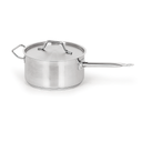 Caternox Stainless Steel Saucepan with Lid D22 x 15.5 cm (5.89L / 6.23Qt.)