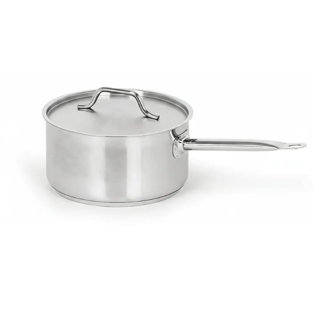 Caternox Stainless Steel Saucepan with Lid D24 x 7.5 cm (3.30L / 3.50Qt.)