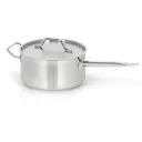 Caternox Stainless Steel Saucepan with Lid D24 x 11 cm (4.98L / 5.26Qt.)