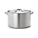 Caternox Stainless Steel High Casserole with Lid D32 x 20 cm (16.08L / 17Qt.)