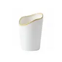 Porceletta Mocha Porcelain Snack Holder 9 x 13.3 cm