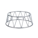 Vague Small Silver Conic Display Stand Riser 25 cm x 21.2 cm x 10 cm