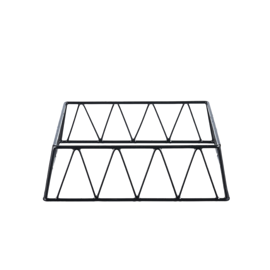 Vague Short Black 1/2 GN Rectangular Display Stand Riser