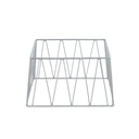 Vague Medium Silver 1/2 GN Rectangular Display Stand Riser
