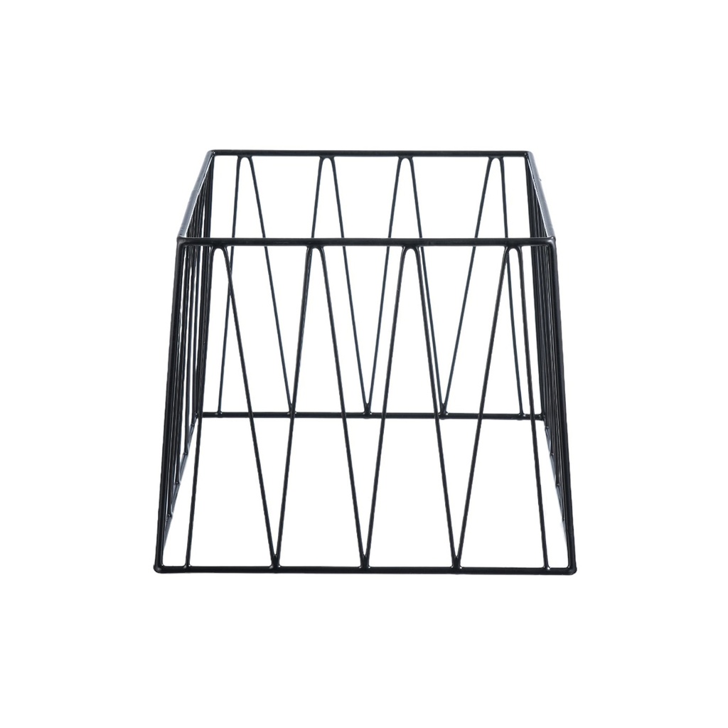 Vague Tall Black 1/2 GN Rectangular Display Stand Riser