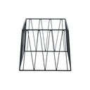 Vague Tall Black 1/2 GN Rectangular Display Stand Riser