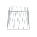 Vague Tall Silver 1/2 GN Rectangular Display Stand Riser