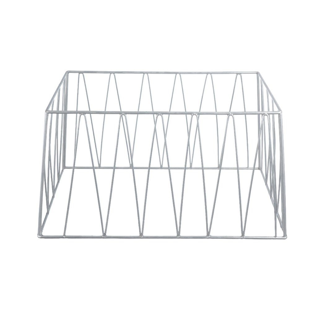 Vague Tall Silver 1/1 GN Rectangular Display Stand Riser 