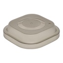 غطاء مربع صغير من البولي كربونات لون دخاني