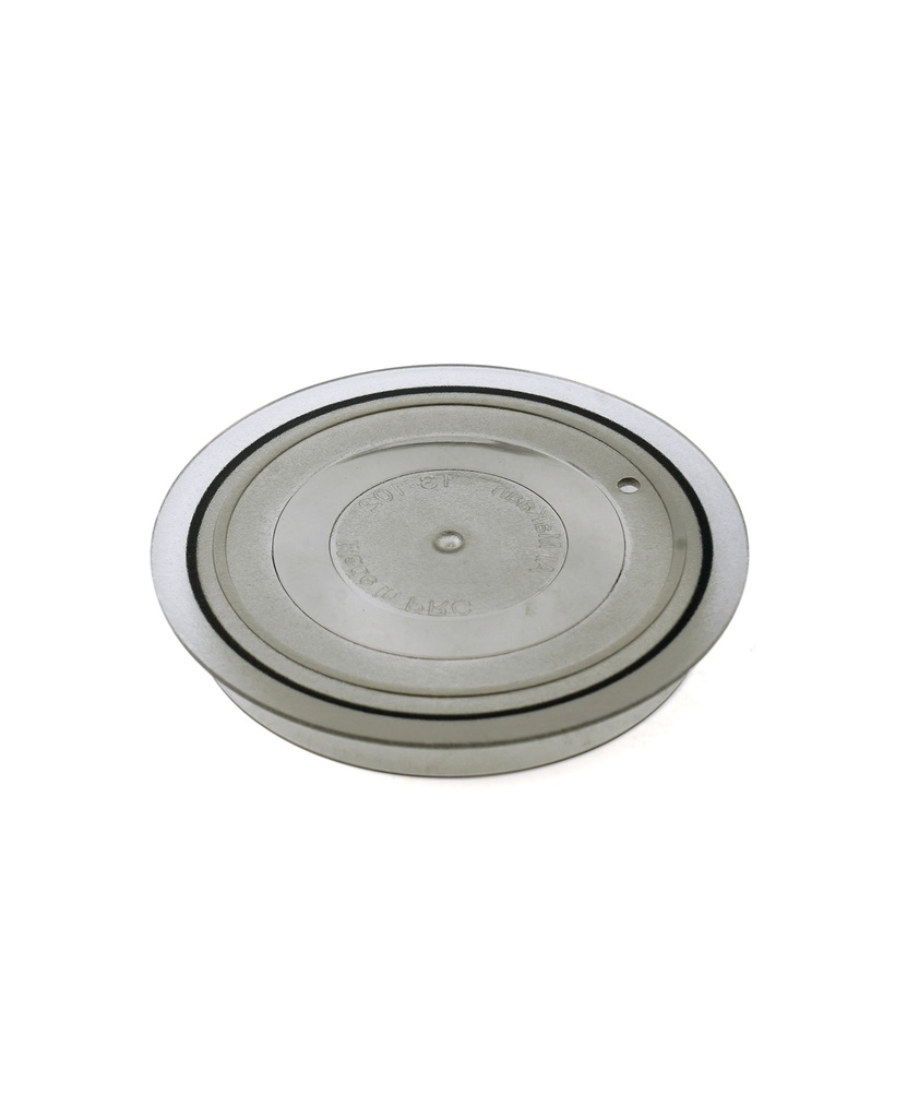 Vague Plastic Small Round Cover Smoke Color