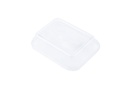 Vague Plastic Small Reactangular Cover Clear
