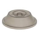 Vague Plastic Round Cover 18 cm Smoke Color