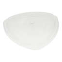 غطاء بولي كربونات مثلث 15.5 سم لون شفاف - ڤاج