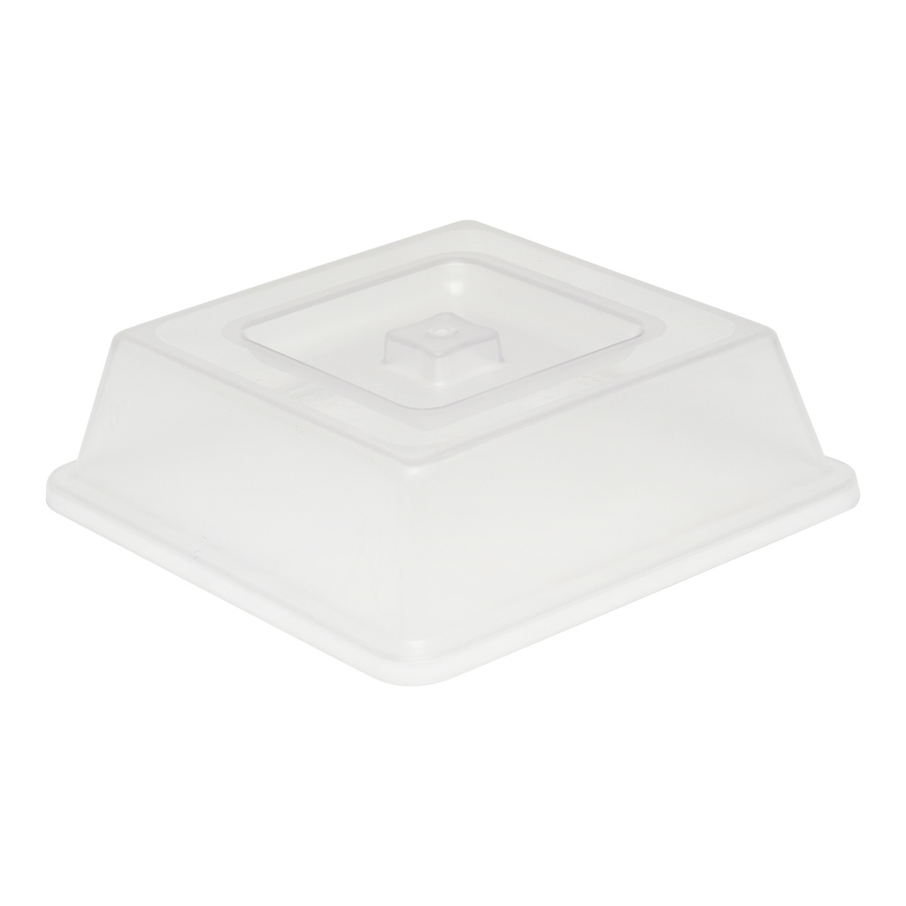 Vague Plastic Square Cover Clear Color 18.7 cm
