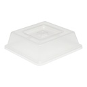 Vague Plastic Square Cover Clear Color 18.7 cm