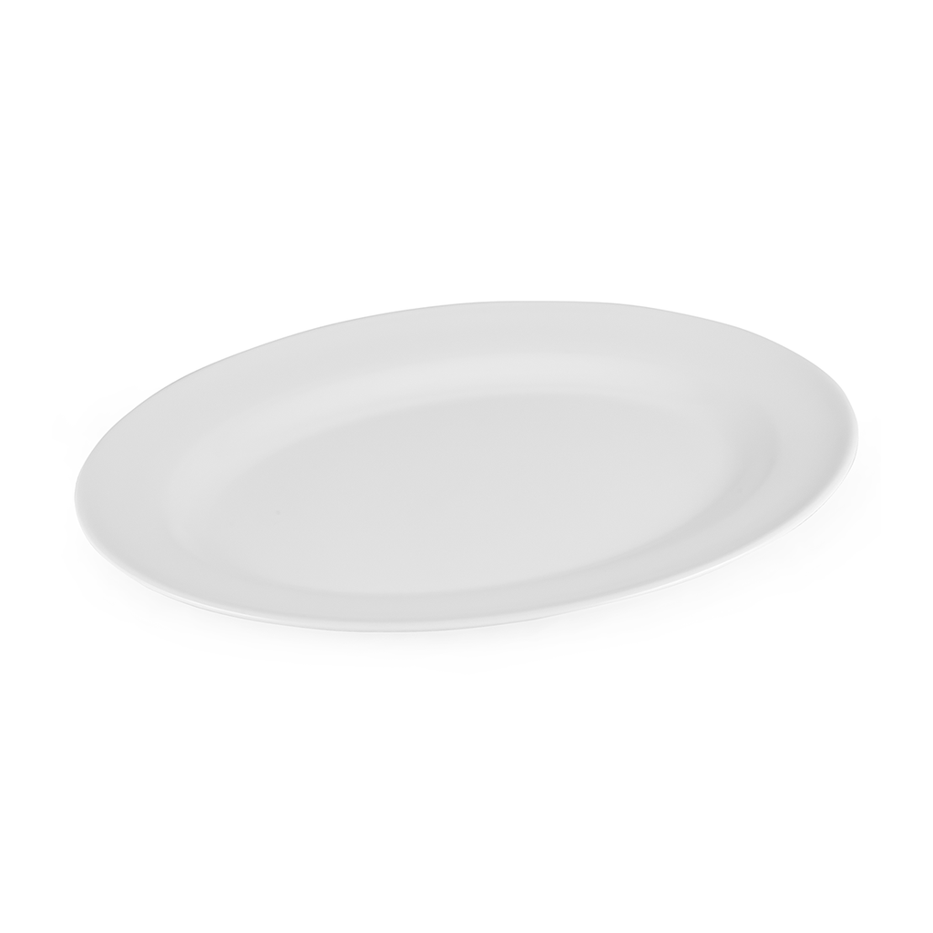 Vague Melamine Oval Plate 41 cm