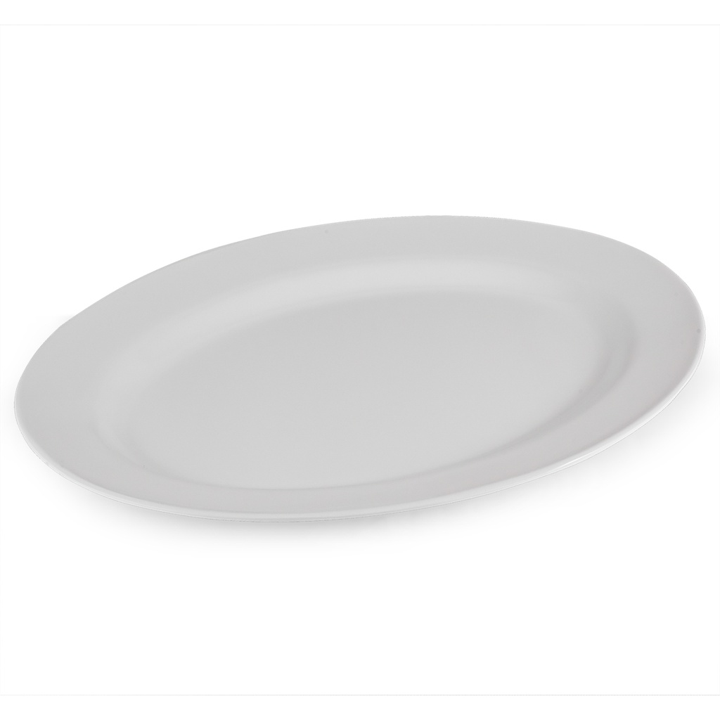 Vague Melamine Oval Plate 45.5 cm