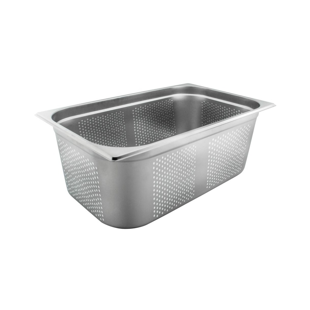 Vague Stainless Steel Perforated Gastronorm Pan GN-Perforated 1/1 -200 mm