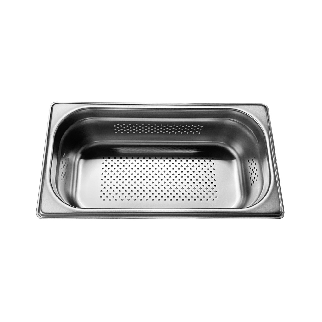 Vague Stainless Steel Perforated Gastronorm Pan GN-Perforated 1/3 -100 mm
