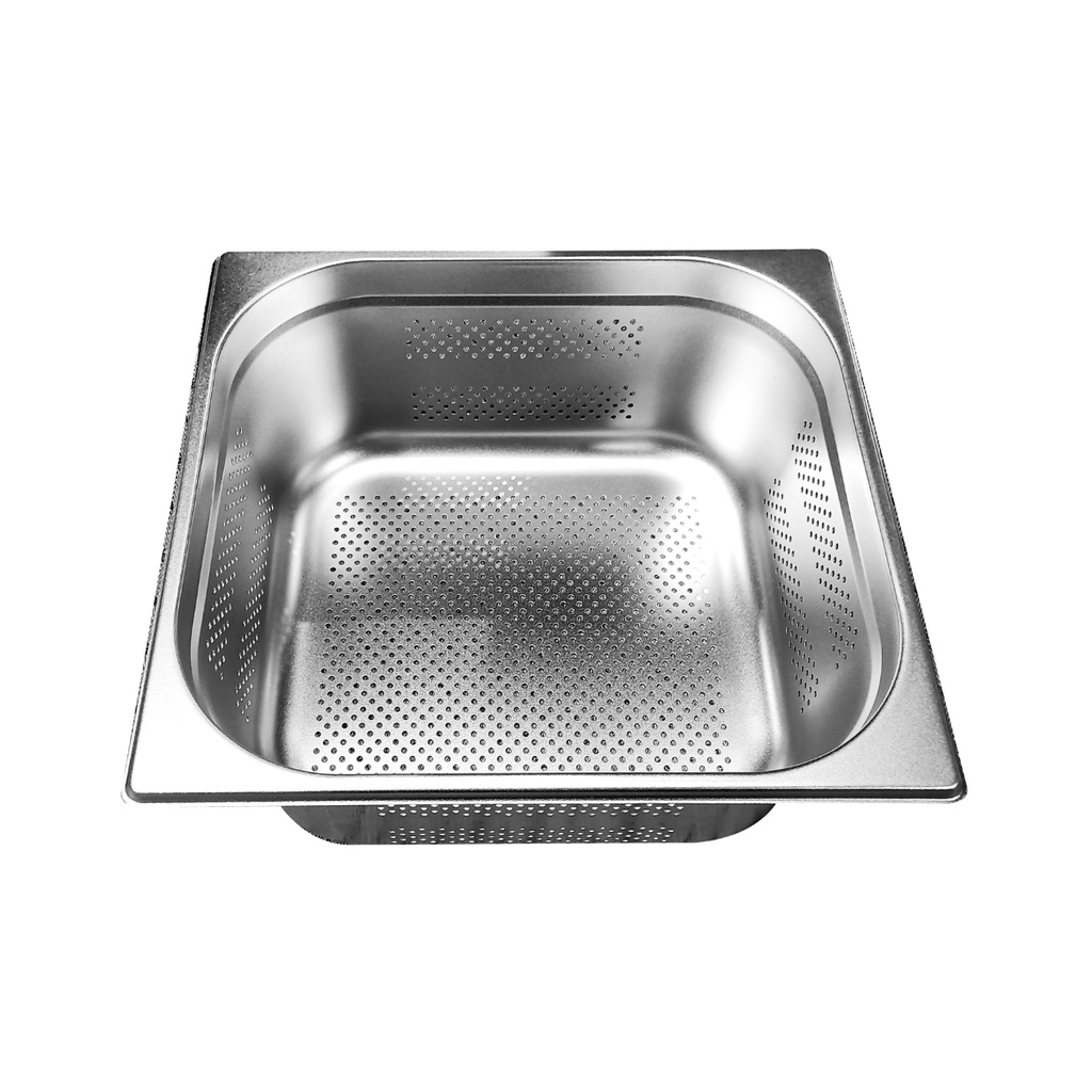 Vague Stainless Steel Perforated Gastronorm Pan GN-Perforated 2/3 -150 mm