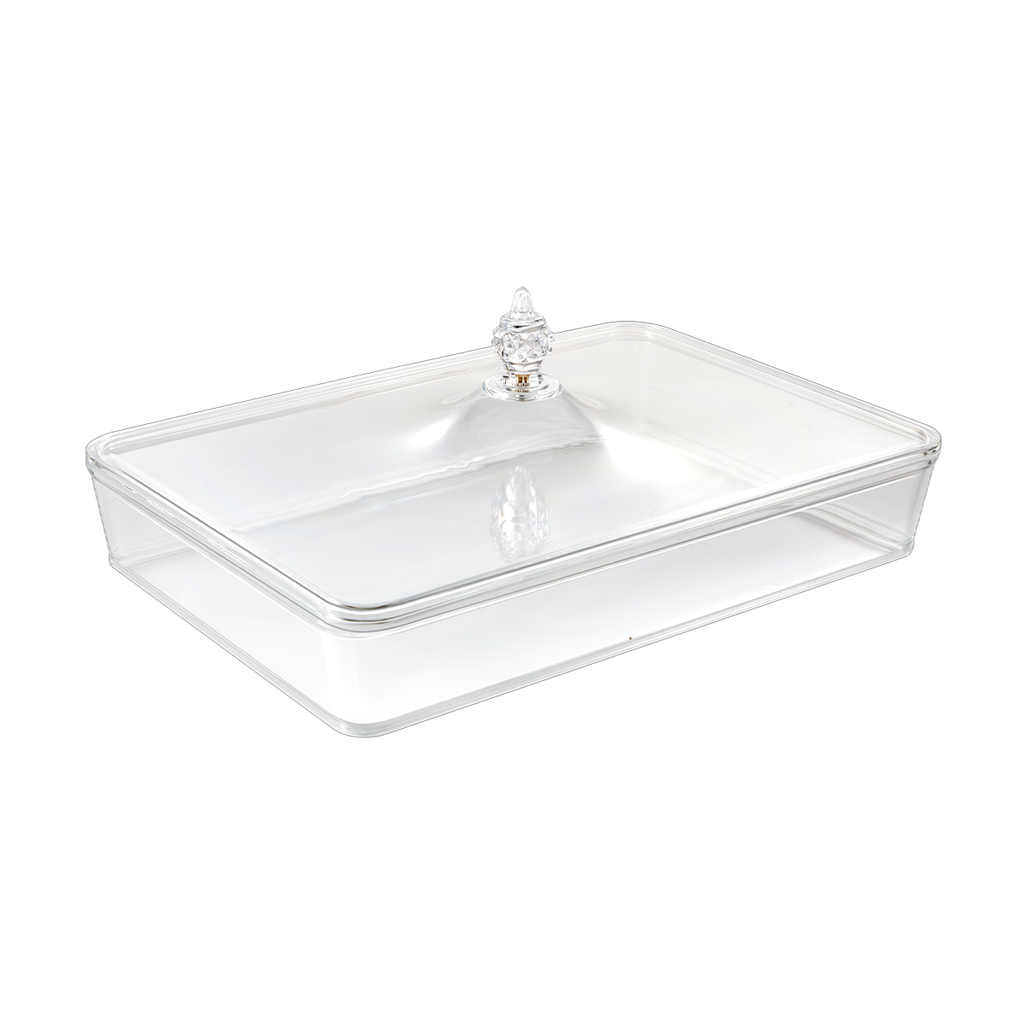 Vague Rectangular Acrylic Candy Box Set 34 x 24 x 7 cm