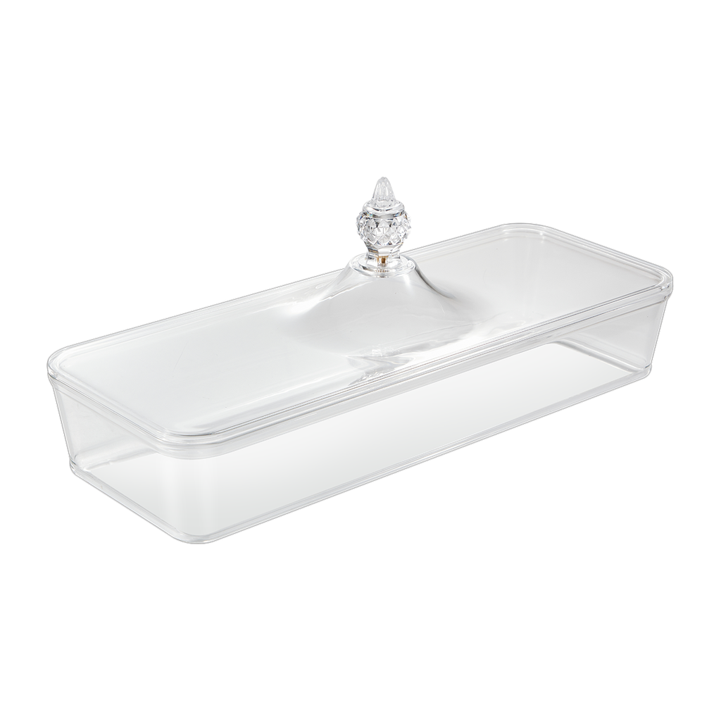 Vague Rectangular Acrylic Candy Box Set 35 x 15 x 7 cm