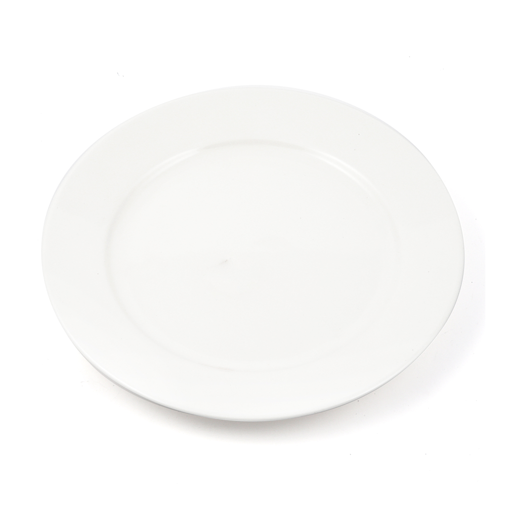 B2B Ivory Porcelain Flat Plate 22.5 cm / 9"