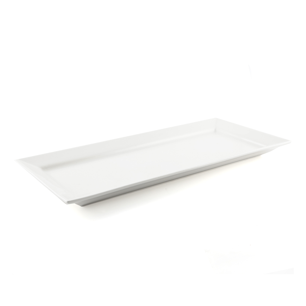 B2B Ivory Porcelain Mashai Rectangular Platter 39.5x21.5 cm