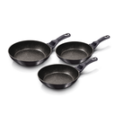 Berlinger Haus 3 Pieces Round Frypan Set Metallic Line Carbon Pro Collection / BH/6903