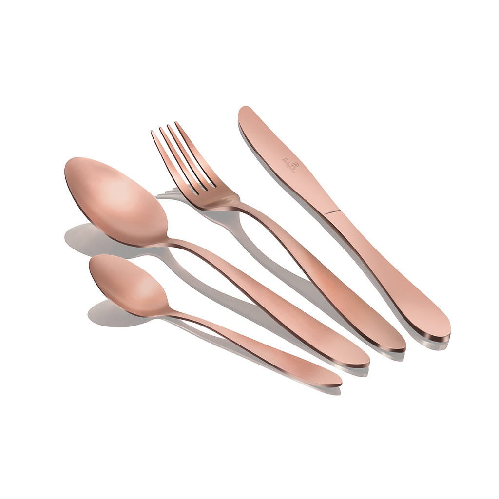 Berlinger Haus 24 Pieces Satin Cutlery Set Rose Gold Collection / BH/2213A