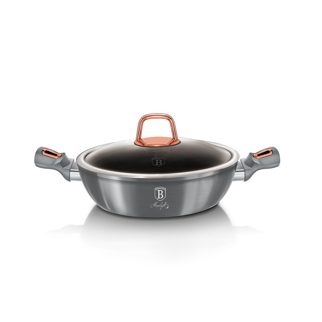 Berlinger Haus Shallow Pot with Lid 28 cm Moonlight Collection / BH/6014