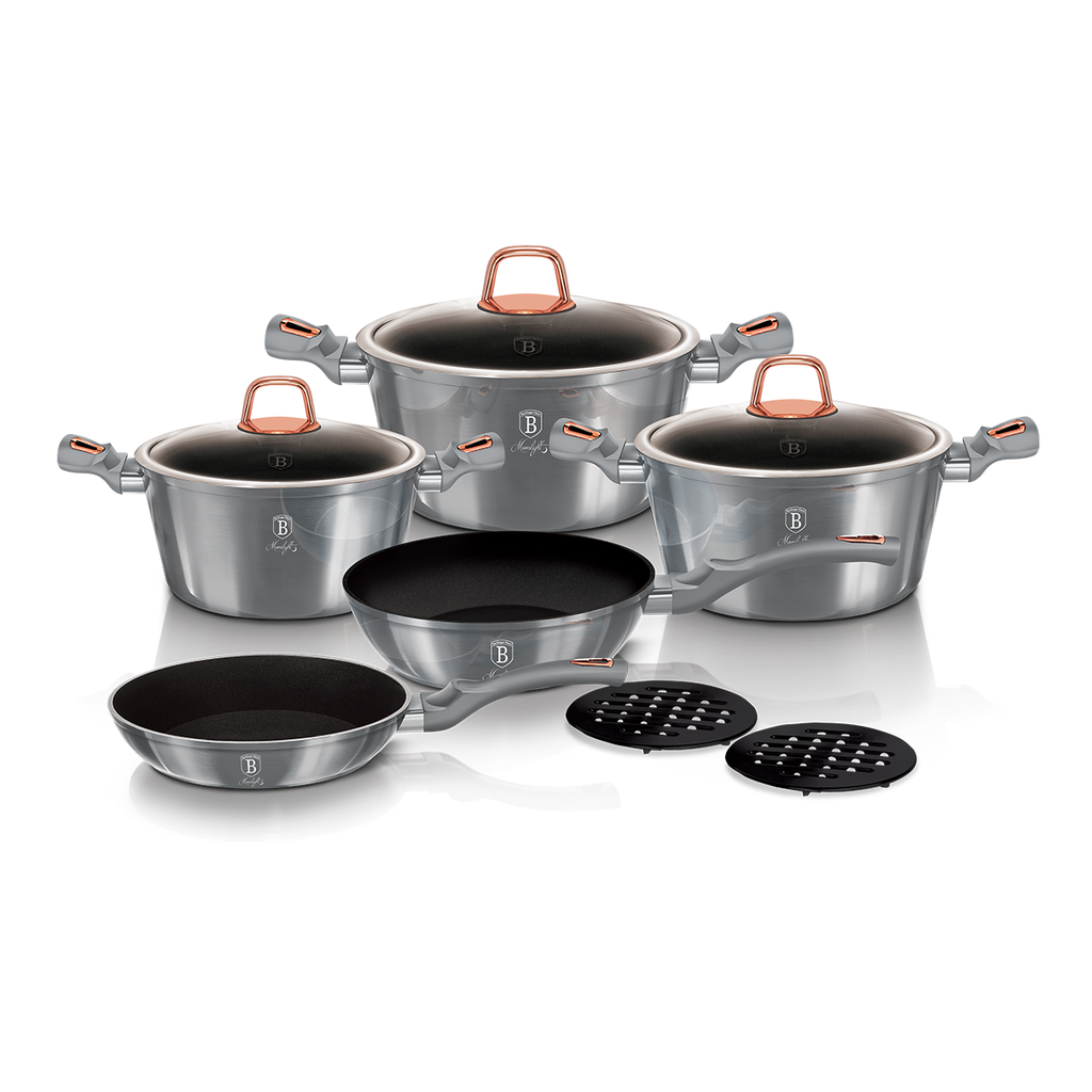 Berlinger Haus 10 Pieces Cookware Set Moonlight Collection / BH/6020