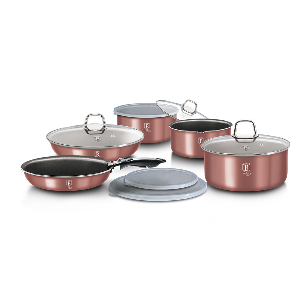 Berlinger Haus 12 Pieces Cookware Set I-Rose Collection / BH/6104