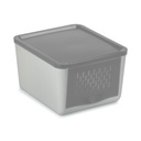 Snips White-Grey Onion & Vegetables Keeper- For 2 Kg / 000586