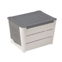 Snips White-Grey Potatoes & Vegetables Keeper - For 3 Kg / 000586