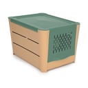 Snips Light Brown-Green Potatoes & Vegetables Keeper - For 3 Kg / 000586