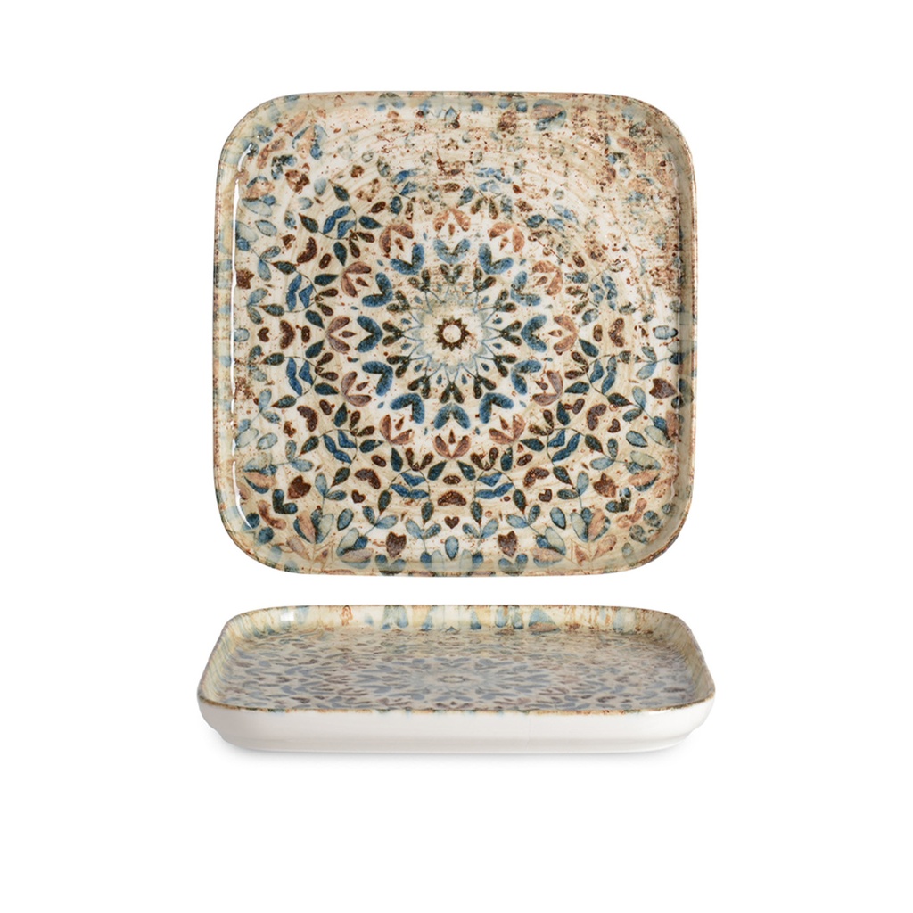 Rinart Verano Dinner Plate 22 cm x 22 cm / VRN22KR-Azte