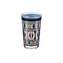 Vague Moroccan Modern Berber Stripes 6 Pcs Tea Glass Set 120 ml