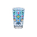 Vague Moroccan Classic Green Lattice 6 Pcs Tea Glass Set 120 ml