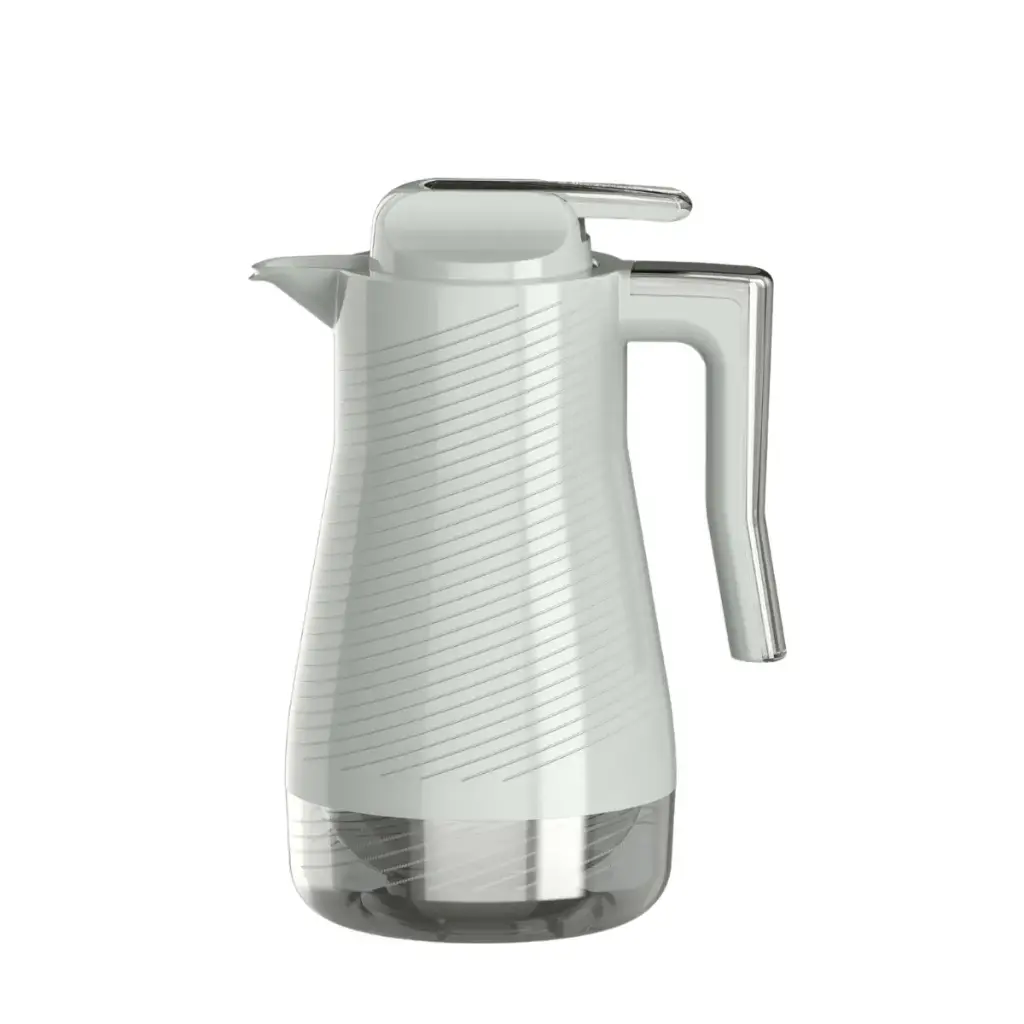 Via Veneto Safari Pearl Grey Vacuum Flask 1 Liters