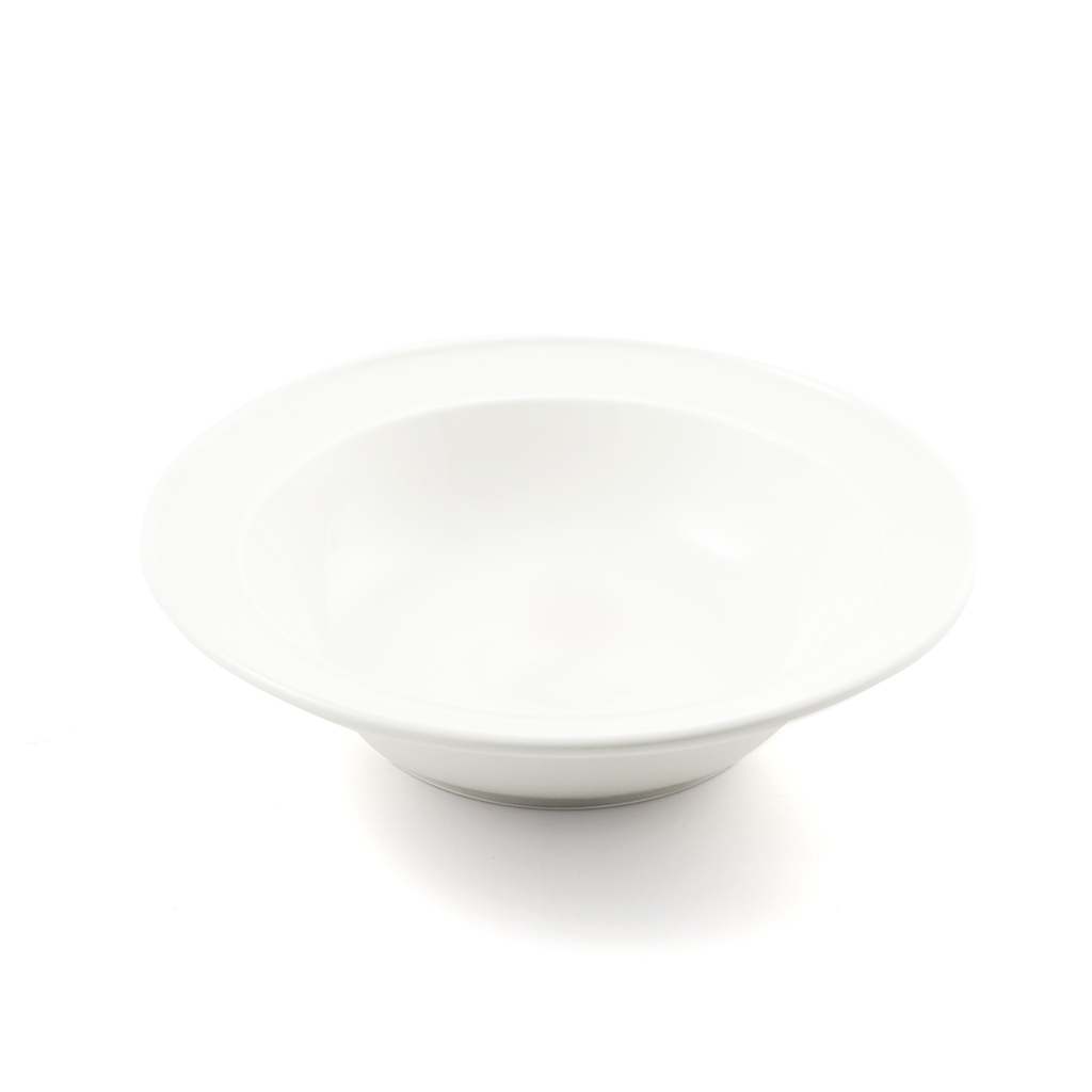 Porceletta Ivory Porcelain Deep Plate 20 cm / 8"