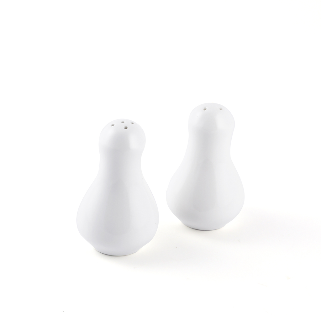 Porceletta Ivory Porcelain Salt & Pepper Set