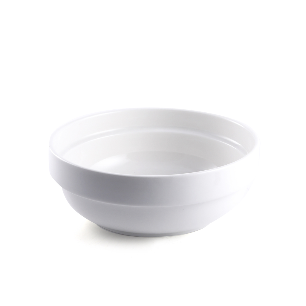 Porceletta Ivory Porcelain Round Stackable Bowl 12.5 cm