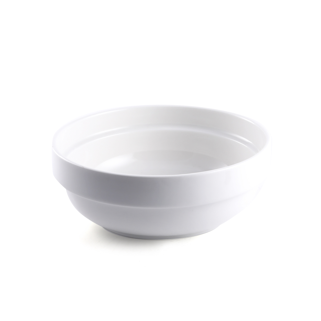 Porceletta Ivory Porcelain Round Stackable Bowl 15 cm