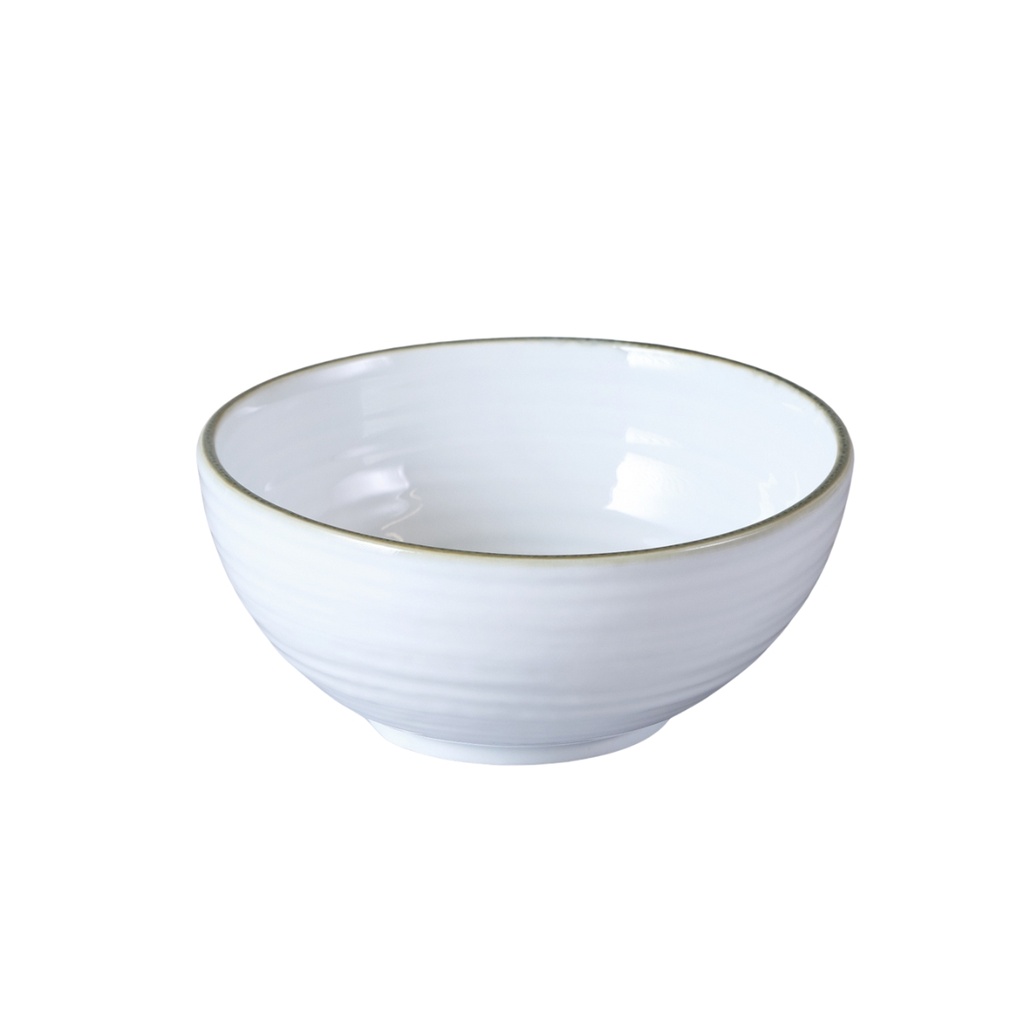 Porceletta Terra Reactive Glaze Porcelain 6.875" Bowl