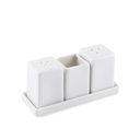 Porceletta Ivory Porcelain Salt & Pepper